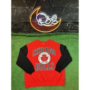 NBA Basketball Chicago Bulls Windy City‎ Crewneck Sweatshirt Mens Size Large